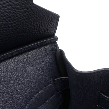 エルメス HERMES バーキン30 ブルーニュイ トゴ ハンドバッグ シルバー金具 新品 未使用 紺