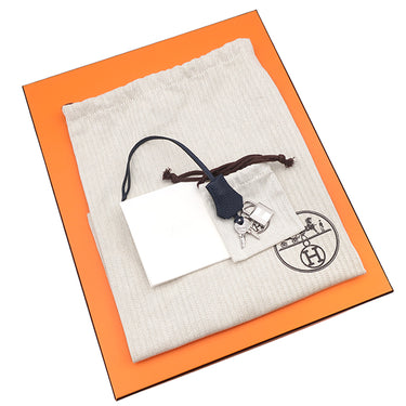 エルメス HERMES バーキン30 ブルーニュイ トゴ ハンドバッグ シルバー金具 新品 未使用 紺