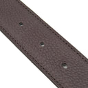 エルメス HERMES コンスタンスH ブラック×ショコラ トゴ ボックスカーフ #85 ベルト シルバー金具 Hバックル リバーシブル