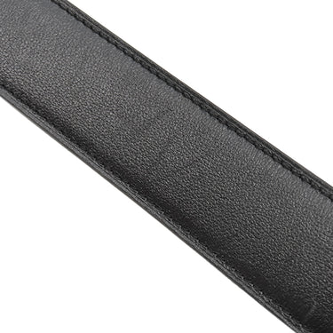エルメス HERMES コンスタンスH ブラック×ショコラ トゴ ボックスカーフ #85 ベルト シルバー金具 Hバックル リバーシブル