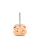 エルメス HERMES ポップアッシュ Hピアス ミニ ピンクXローズゴールド GP エナメル ピアス ピンクゴールド Hモチーフ RG PG 新品 未使用