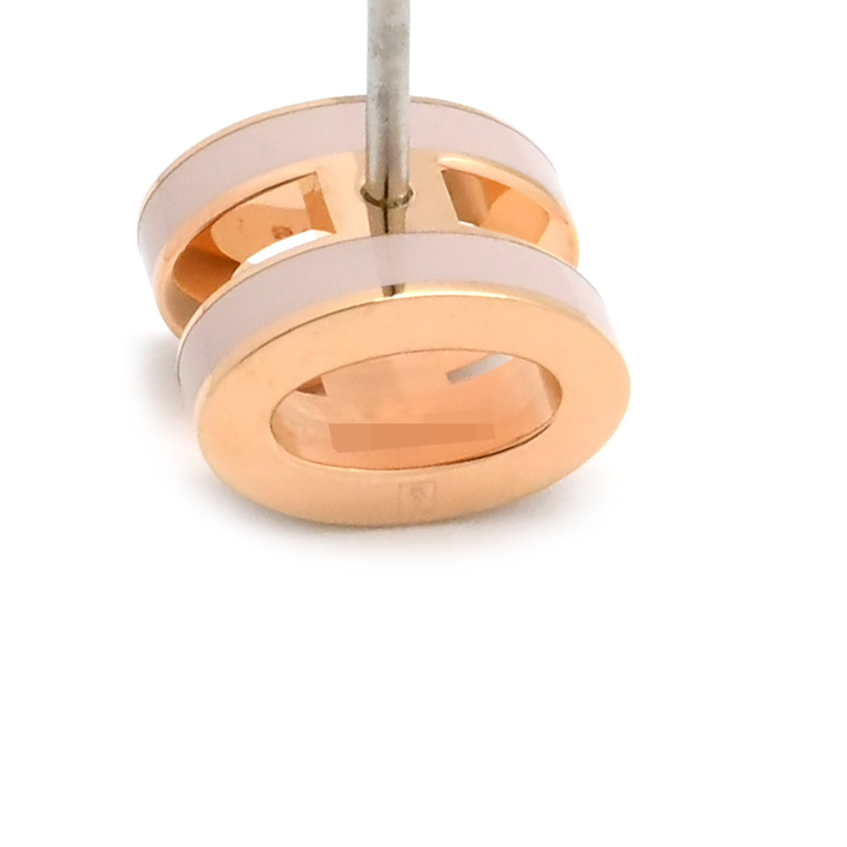 エルメス HERMES ポップアッシュ Hピアス ミニ ピンクXローズゴールド