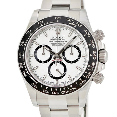 腕時計 ロレックス ROLEX コスモグラフ デイトナ 126500LN ランダム番 自動巻き メンズ 新品同様 ランダム番 ホワイト パンダダイヤル