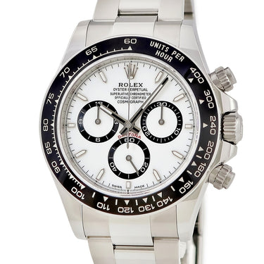腕時計 ロレックス ROLEX コスモグラフ デイトナ 126500LN ランダム番 自動巻き メンズ 新品同様 ランダム番 ホワイト パンダダイヤル