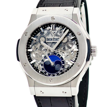 腕時計 ウブロ HUBLOT クラシックフュージョン アエロフュージョン ムーンフェイズ チタニウム 517.NX.0170.LR 自動巻き メンズ