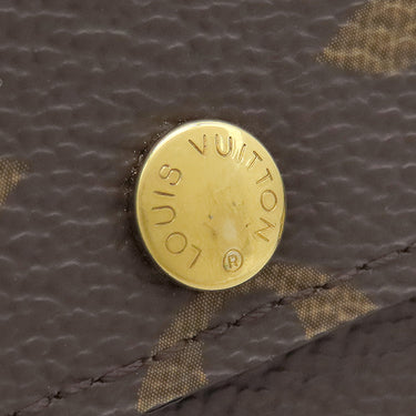 ルイヴィトン LOUIS VUITTON ポルトフォイユ サラ M61734 モノグラム モノグラムキャンバス 長財布 ゴールド金具 茶 二つ折り