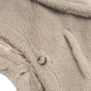 マックスマーラ Max Mara テディベア ケープ ベージュ アルパカ ウール シルク SM コート アウター ポンチョ