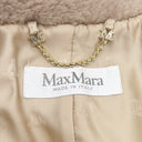 マックスマーラ Max Mara テディベア ケープ ベージュ アルパカ ウール シルク SM コート アウター ポンチョ