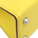 エルメス HERMES ミニケリードゥ 外縫い ジョーヌシトロン シェーブル 2WAYバッグ シルバー金具 黄色 ショルダー