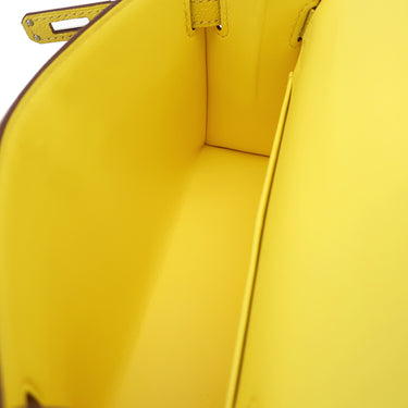 エルメス HERMES ミニケリードゥ 外縫い ジョーヌシトロン シェーブル 2WAYバッグ シルバー金具 黄色 ショルダー