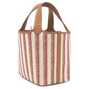 エルメス HERMES ピコタンロック PM ブロドゥリー クーヴェルチュール フォーヴ×ローズポップ×ゴールド トワルアッシュ ヴォースイフト ハンドバッグ シルバー金具 新品 未使用 茶