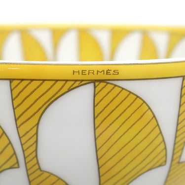 エルメス HERMES ボウル ソレイユ ドゥ エルメス MM P046084P イエロー×ホワイト 磁器 食器 新品 未使用 ポーセリン