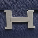 エルメス HERMES コンスタンス トゥーゴー ブルーサフィール ヴォーエプソン 長財布 シルバー金具 青