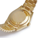 腕時計 ロレックス ROLEX デイデイト 36 118238 Z番 自動巻き メンズ メーカーOH済 Z番 K18YG無垢 グリーン バー フルーテッドベゼル