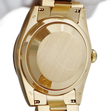 腕時計 ロレックス ROLEX デイデイト 36 118238 Z番 自動巻き メンズ メーカーOH済 Z番 K18YG無垢 グリーン バー フルーテッドベゼル