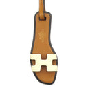 エルメス HERMES オラン ナノ ナタ×ナチュラルサブレ ヴォーエプソン ヴォーバトラー ヴァッシュハンター バッグチャーム サンダル型