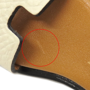 エルメス HERMES オラン ナノ ナタ×ナチュラルサブレ ヴォーエプソン ヴォーバトラー ヴァッシュハンター バッグチャーム サンダル型