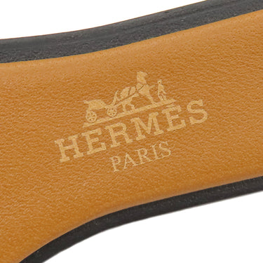 エルメス HERMES オラン ナノ エトゥープ×ナチュラルサブレ ヴォーエプソン ヴォーバトラー ヴァッシュハンター バッグチャーム サンダル型