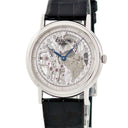 腕時計 クレドール Credor シグノ メカニカル スケルトン GBBD987 6899-0010 手巻き メンズ Pt950無垢 彫金 シルバー 薄型