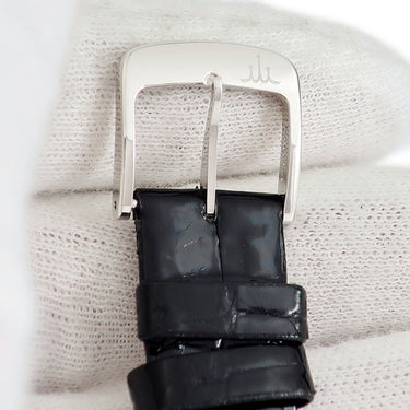 腕時計 クレドール Credor シグノ メカニカル スケルトン GBBD987 6899-0010 手巻き メンズ Pt950無垢 彫金 シルバー 薄型