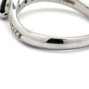 TASAKI TASAKI アレキサンドライト ダイヤモンドリング プラチナシルバー×ブルー Pt900 ダイヤモンド アレキサンドライト リング 指輪 青 Pt900 プラチナム メレダイヤ 11号