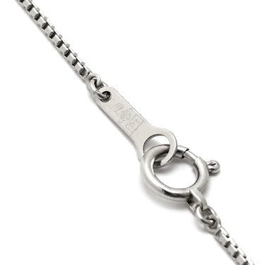 TASAKI TASAKI プラチナシルバー Pt900 ダイヤモンド サファイア Pt850(チェーン) ネックレス Pt850×Pt900 ハート ヘイローデザイン ベネチアンチェーン