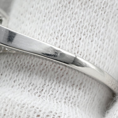 ミキモト MIKIMOTO ジェダイト ダイヤリング プラチナシルバー×グリーン Pt950 ダイヤモンド リング 指輪 MIKIMOTO カクテルリング 翡翠 Pt950 13.5号