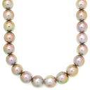 TASAKI TASAKI 12.5-14.5mm マベパール パールグレー×イエローゴールド K18YG パール ネックレス Au750 18K 18金 真珠 大粒 ハーフパール ペンダント