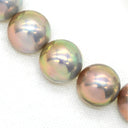 TASAKI TASAKI 12.5-14.5mm マベパール パールグレー×イエローゴールド K18YG パール ネックレス Au750 18K 18金 真珠 大粒 ハーフパール ペンダント