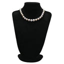 TASAKI TASAKI 12.5-14.5mm マベパール パールグレー×イエローゴールド K18YG パール ネックレス Au750 18K 18金 真珠 大粒 ハーフパール ペンダント