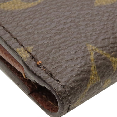 ルイヴィトン LOUIS VUITTON ポルトモネ ビエ カルトクレディ M61652 モノグラム モノグラムキャンバス 二つ折り財布 ゴールド金具 茶 Wホック財布