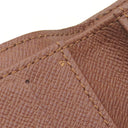 ルイヴィトン LOUIS VUITTON ポルトモネ ビエ カルトクレディ M61652 モノグラム モノグラムキャンバス 二つ折り財布 ゴールド金具 茶 Wホック財布