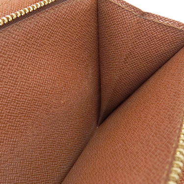 ルイヴィトン LOUIS VUITTON ポルトフォイユ サラ M61725 モノグラム モノグラムキャンバス 長財布 ゴールド金具 茶 フラップ式