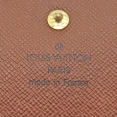 ルイヴィトン LOUIS VUITTON ポルトフォイユ サラ M61725 モノグラム モノグラムキャンバス 長財布 ゴールド金具 茶 フラップ式