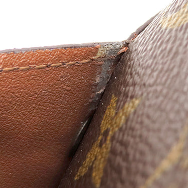 ルイヴィトン LOUIS VUITTON ポルトフォイユ サラ M61725 モノグラム モノグラムキャンバス 長財布 ゴールド金具 茶 フラップ式