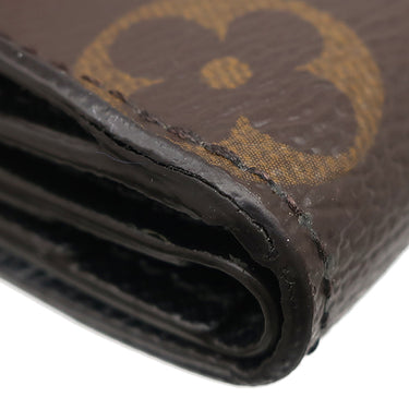 ルイヴィトン LOUIS VUITTON ポルトフォイユ ゾエ M80725 モノグラムジャイアントリバース モノグラムキャンバス モノグラムジャイアントリバース 三つ折り財布 ゴールド金具 茶 コンパクトウォレット