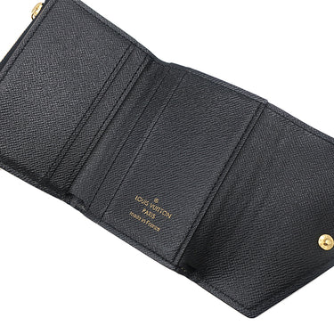 ルイヴィトン LOUIS VUITTON ポルトフォイユ ゾエ M80725 モノグラムジャイアントリバース モノグラムキャンバス モノグラムジャイアントリバース 三つ折り財布 ゴールド金具 茶 コンパクトウォレット