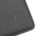 ルイヴィトン LOUIS VUITTON アジェンダ MM R20423 アルドワーズ タイガ 手帳カバー シルバー金具 黒 システム手帳 ダイアリー スケジュール帳