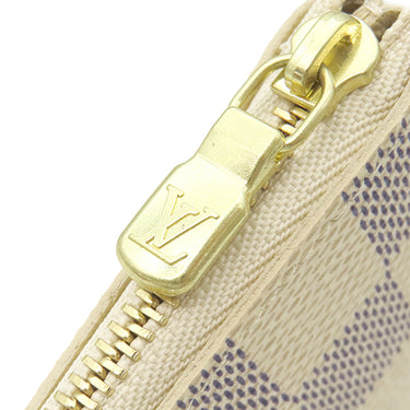 ルイヴィトン LOUIS VUITTON ポシェット クレ N62659 ダミエアズール ダミエアズールキャンバス コインケース ゴールド金具 小銭入れ キーチェーン付き