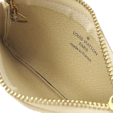 ルイヴィトン LOUIS VUITTON ポシェット クレ N62659 ダミエアズール ダミエアズールキャンバス コインケース ゴールド金具 小銭入れ キーチェーン付き