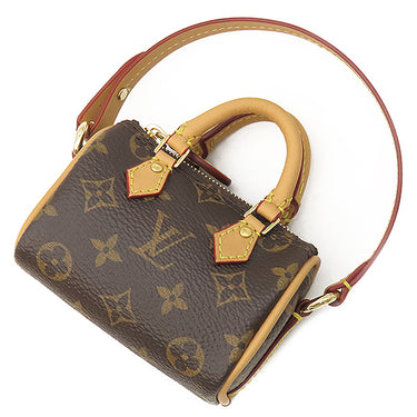 ルイヴィトン LOUIS VUITTON ビジューサック マイクロ スピーディー M00544 モノグラム モノグラムキャンバス バッグチャーム ゴールド金具 ポーチ 小物入れ