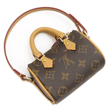 ルイヴィトン LOUIS VUITTON ビジューサック マイクロ スピーディー M00544 モノグラム モノグラムキャンバス バッグチャーム ゴールド金具 ポーチ 小物入れ
