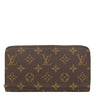 ルイヴィトン LOUIS VUITTON ジッピー ウォレット M42616 ブラウン モノグラムキャンバス 長財布 ゴールド金具 茶 ラウンドファスナー 新品 未使用