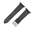 エルメス HERMES 純正 アップルウォッチ 44 45 46 49mm用 ノワール レザー ステンレススチール 腕時計パーツ 新品同様 レザー ベルト 35ｍｍ PVD 尾錠付き