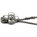 ルイヴィトン LOUIS VUITTON ペンダント ヴィヴィエンヌ M00831 シルバー メタル ネックレス ガンメタル金具 VIVIENNE 2022AW