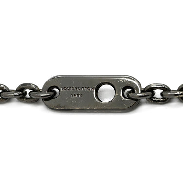 ルイヴィトン LOUIS VUITTON ペンダント ヴィヴィエンヌ M00831 シルバー メタル ネックレス ガンメタル金具 VIVIENNE 2022AW