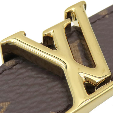 ルイヴィトン LOUIS VUITTON サンチュール LV アイコニック 20MM 75/30 M0563 モノグラム モノグラムキャンバス ベルト ゴールド金具 茶 赤 リバーシブル