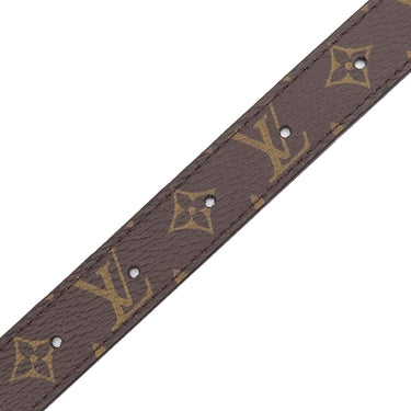 ルイヴィトン LOUIS VUITTON サンチュール LV アイコニック 20MM 75/30 M0563 モノグラム モノグラムキャンバス ベルト ゴールド金具 茶 赤 リバーシブル