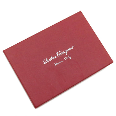 サルヴァトーレ・フェラガモ Salvatore Ferragamo ガンチーニ 6本 6連 ブラック レザー キーケース シルバー金具 黒 鍵入れ キーリング フラップ式 型押し