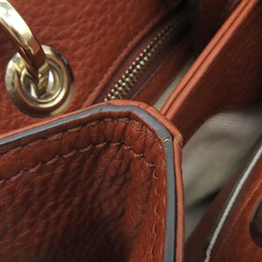 グッチ GUCCI バンブーショッパー 336032 ブラウン レザー 2WAYバッグ ゴールド金具 ハンドバッグ ショルダーバッグ